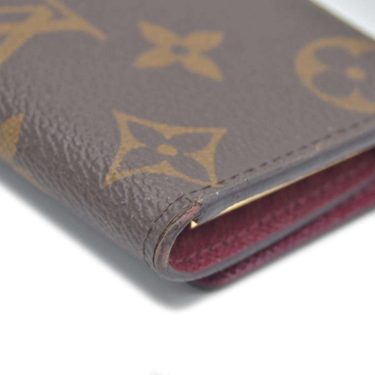 $345 Louis Vuitton Monogram 6 Key Multicles Holder Fuchsia RFID