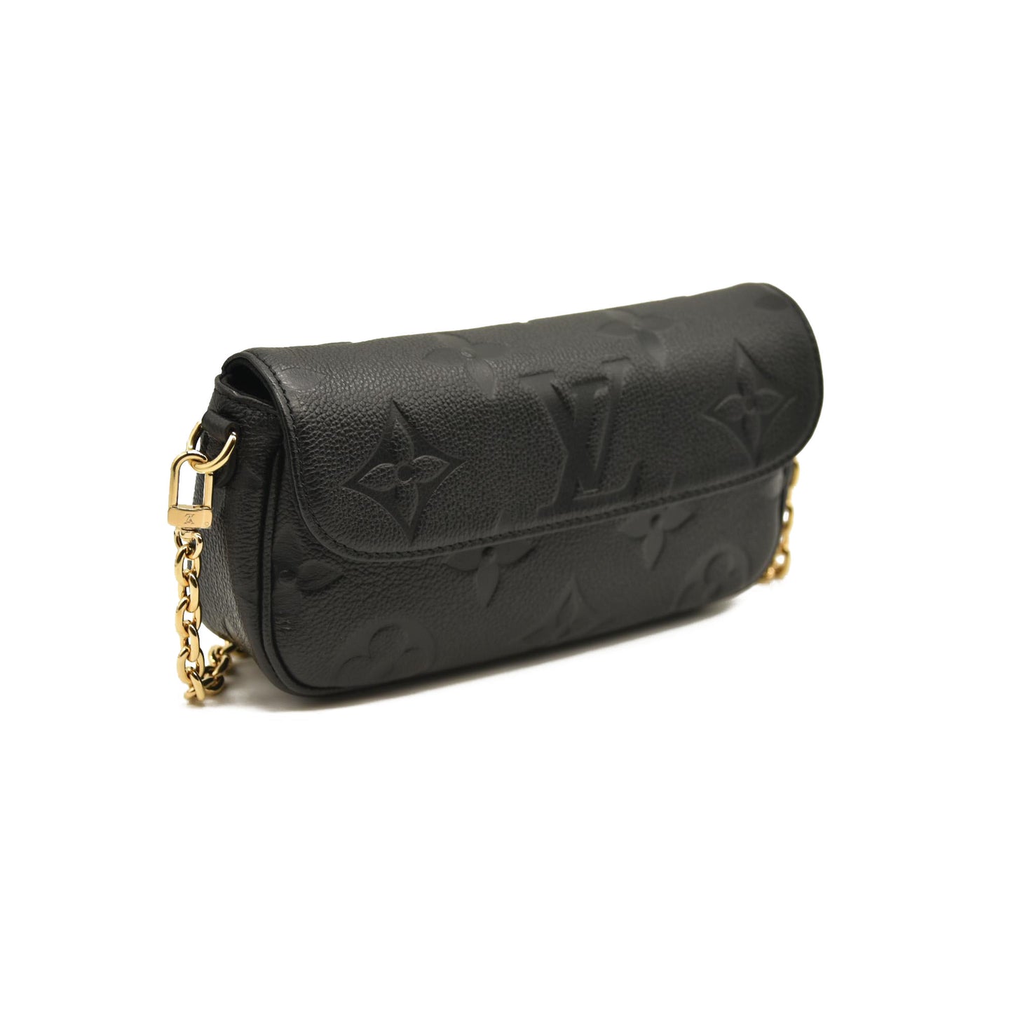 Louis Vuitton  Empreinte Giant Ivy Wallet On Chain Black RFID