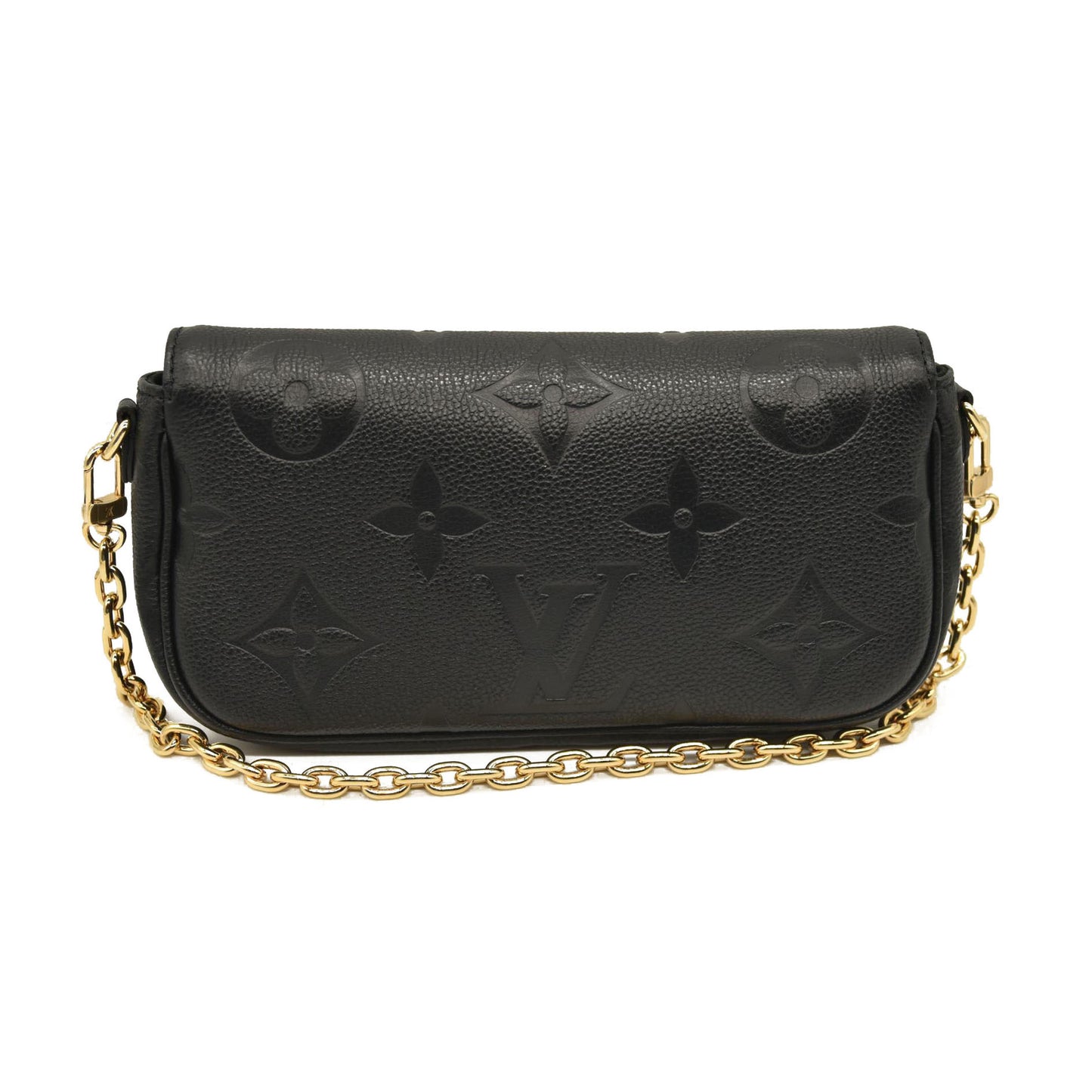 Louis Vuitton  Empreinte Giant Ivy Wallet On Chain Black RFID