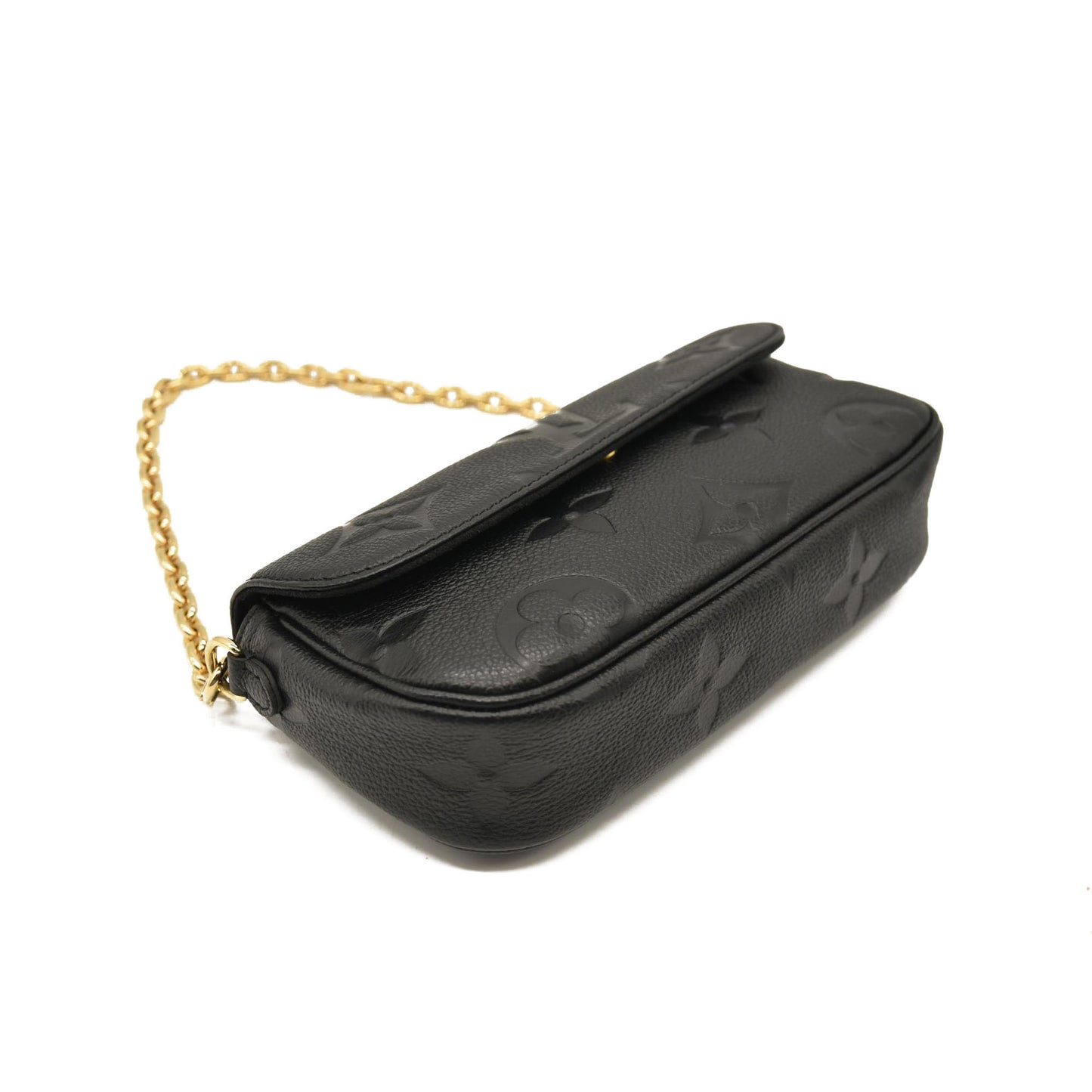 Louis Vuitton  Empreinte Giant Ivy Wallet On Chain Black RFID