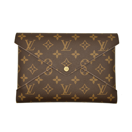 LOUIS VUITTON  Monogram Kirigami Pochette USED RFID Rose Ballerine Large