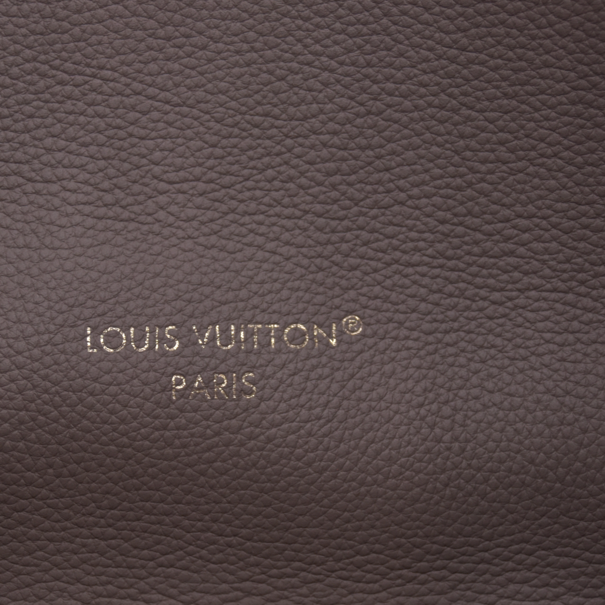 $3200 RFID Louis Vuitton Monogram Calfskin Neo Neverfull Inside Out MM Dark Fango Taupe