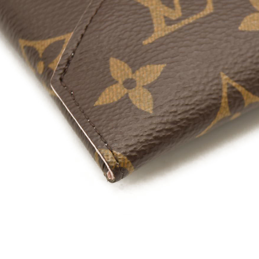 LOUIS VUITTON  Monogram Kirigami Pochette USED RFID Rose Ballerine Large