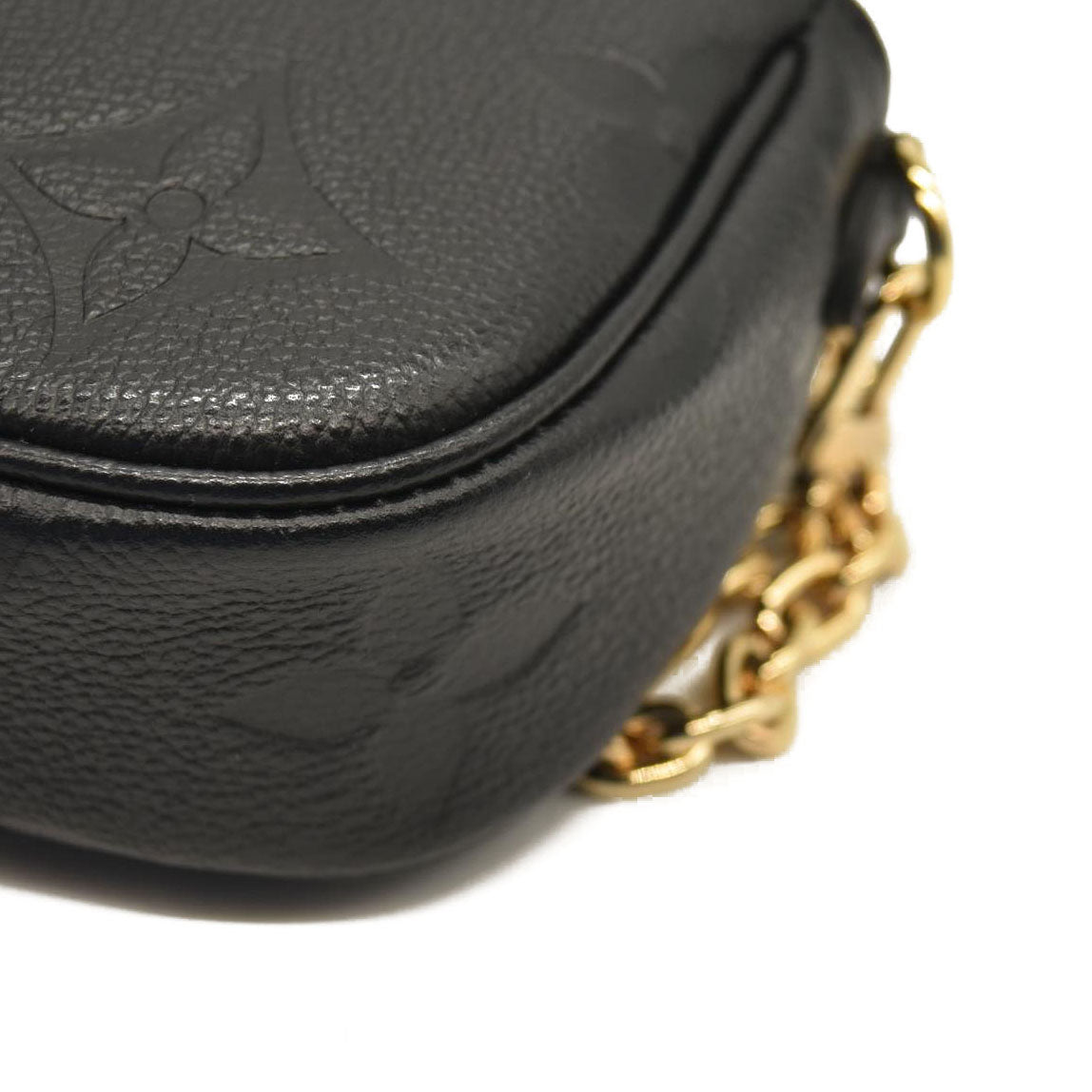 Louis Vuitton  Empreinte Giant Ivy Wallet On Chain Black RFID