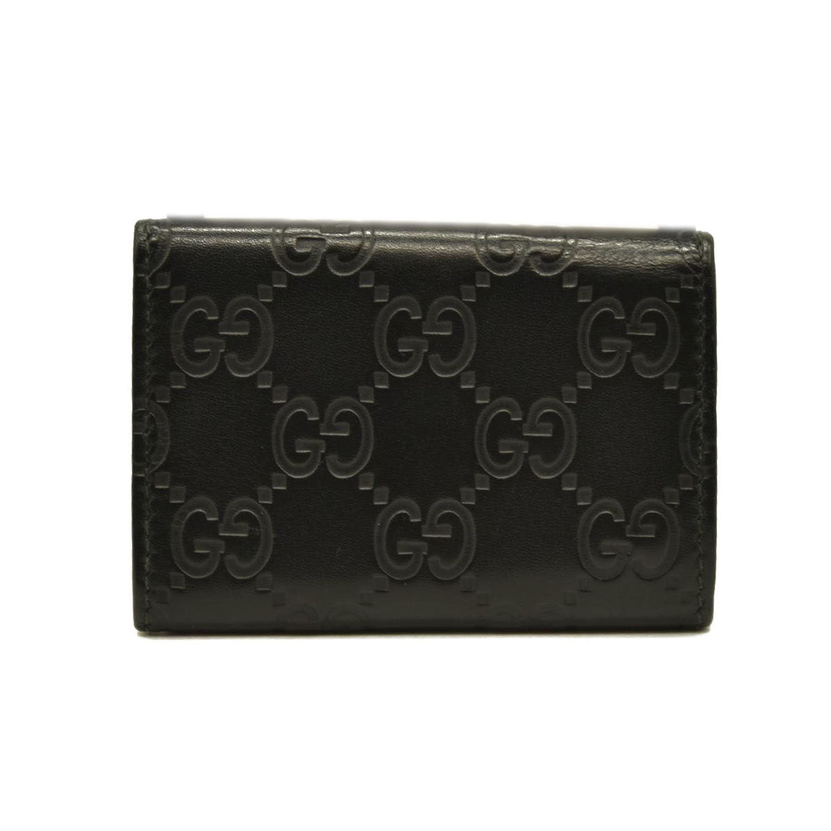 Gucci  Guccissima 6 Key Holder Case Black