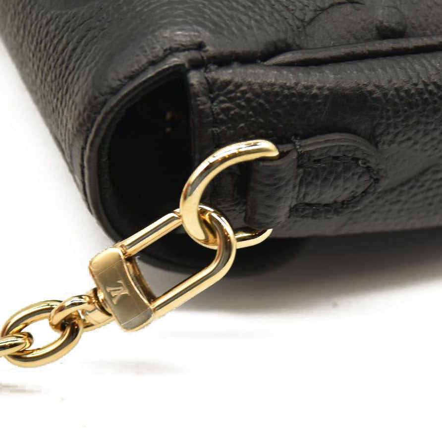 Louis Vuitton  Empreinte Giant Ivy Wallet On Chain Black RFID