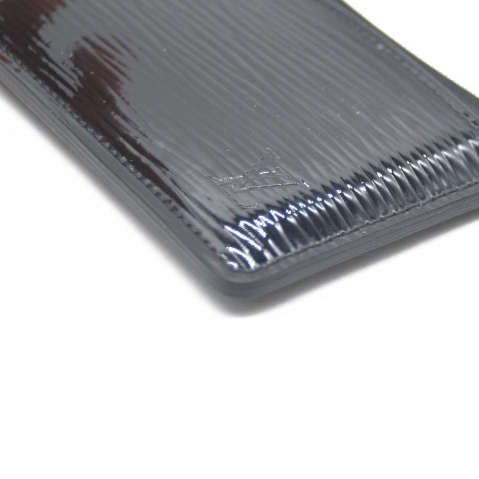 Louis Vuitton  Epi Card Holder Black Patent Leather