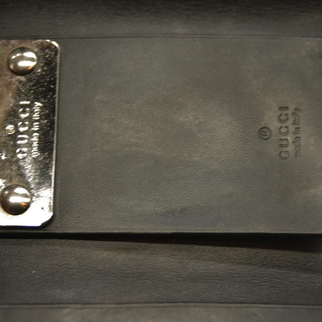 Gucci  Guccissima 6 Key Holder Case Black