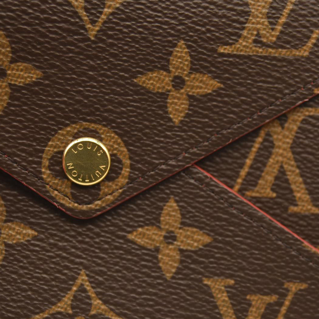 Louis Vuitton  Monogram Medium Kirigami Pochette Insert Red