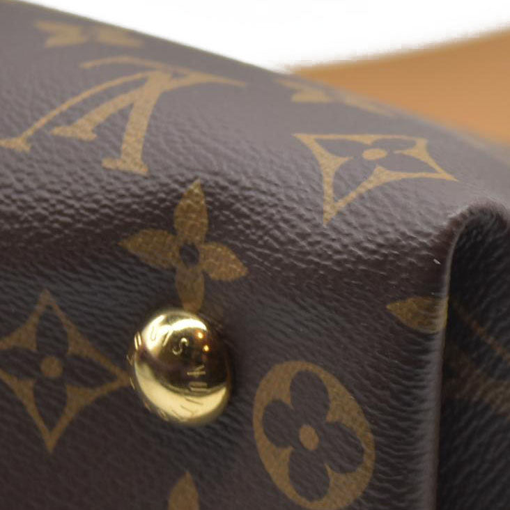 $2850 Louis Vuitton Monogram Carryall PM Brown Crossbody Travel Bag