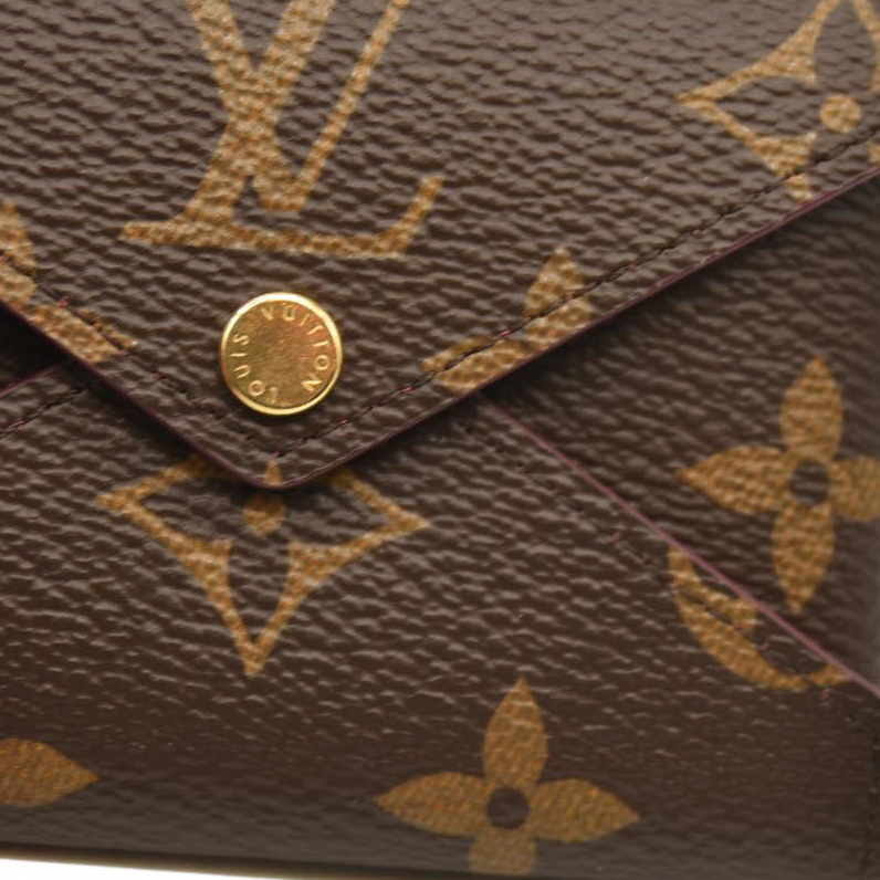 Louis Vuitton  Monogram Small Kirigami Pochette Insert Fuchsia RFID