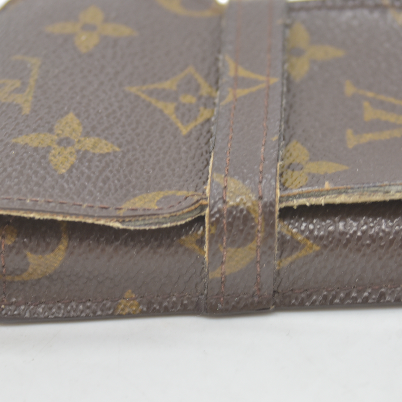 $400 2002 Louis Vuitton Monogram Glasses Sunglasses Case w Flap SN0022 CONSIGNMENT