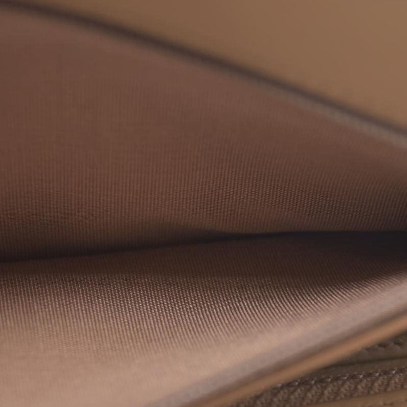 $3575 Chanel Caviar Quilted Boy Wallet On Chain WOC Dark Beige