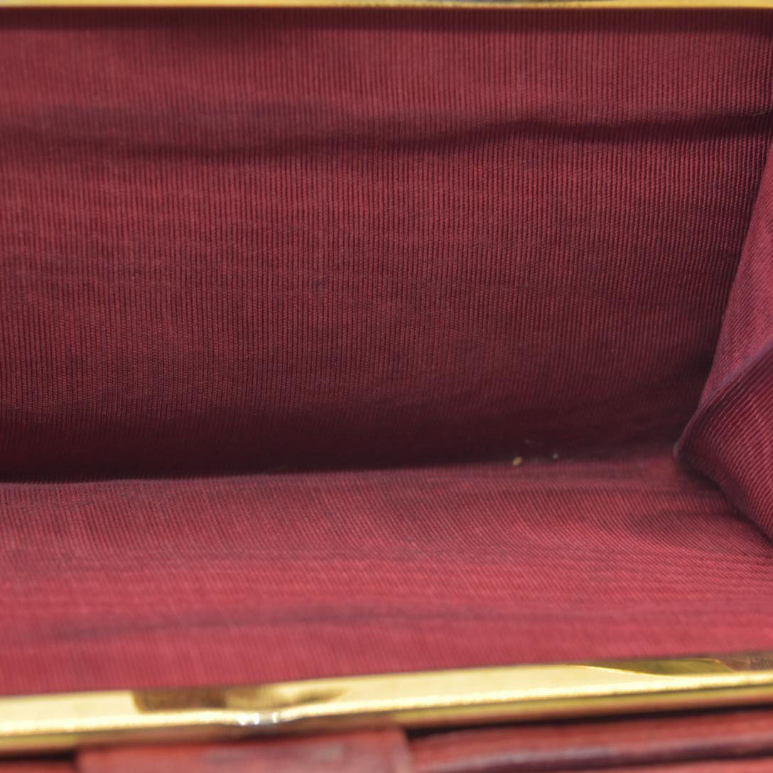 Chanel Chanel Red Lambskin Bicolore Wallet