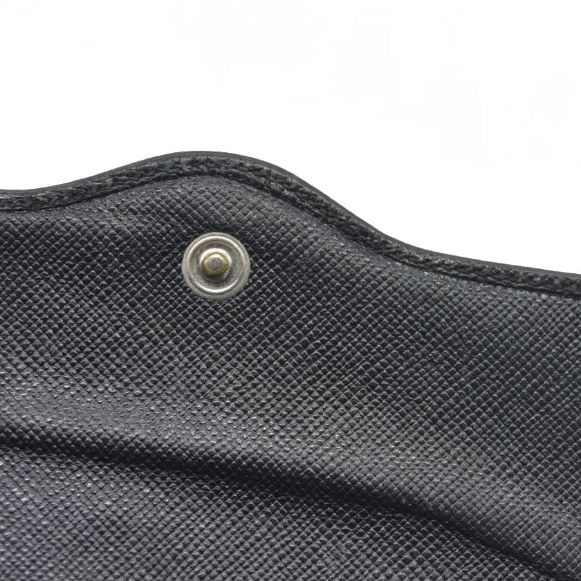 Prada Leather wallet Flap Closure Milano Dal 1913