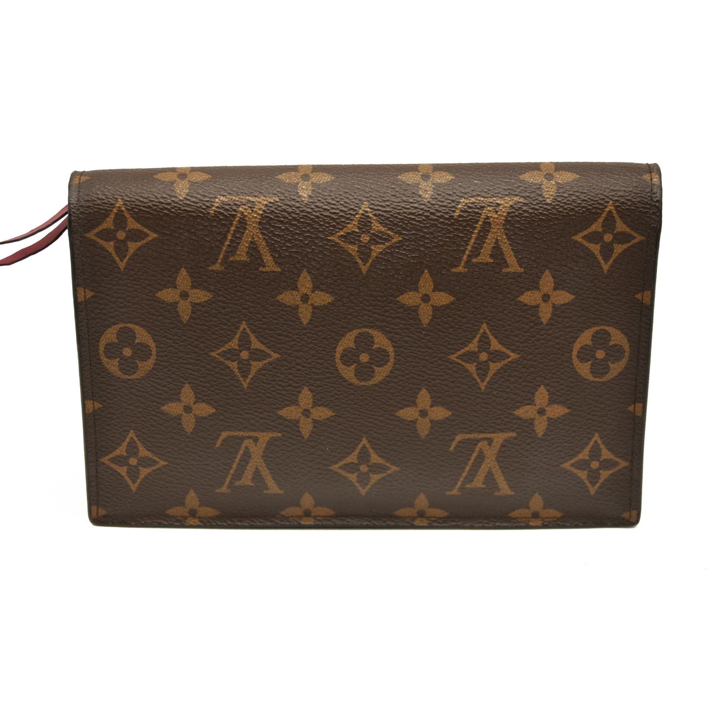 Louis Vuitton  Monogram Flore Chain Wallet Fuchsia