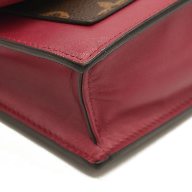 Louis Vuitton  Monogram Flore Chain Wallet Fuchsia