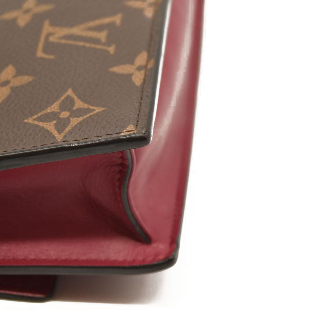 Louis Vuitton  Monogram Flore Chain Wallet Fuchsia