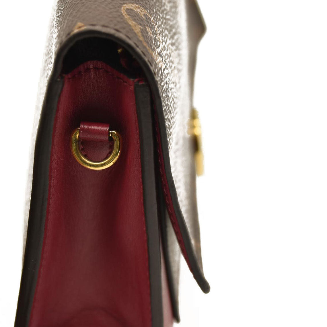 Louis Vuitton  Monogram Flore Chain Wallet Fuchsia