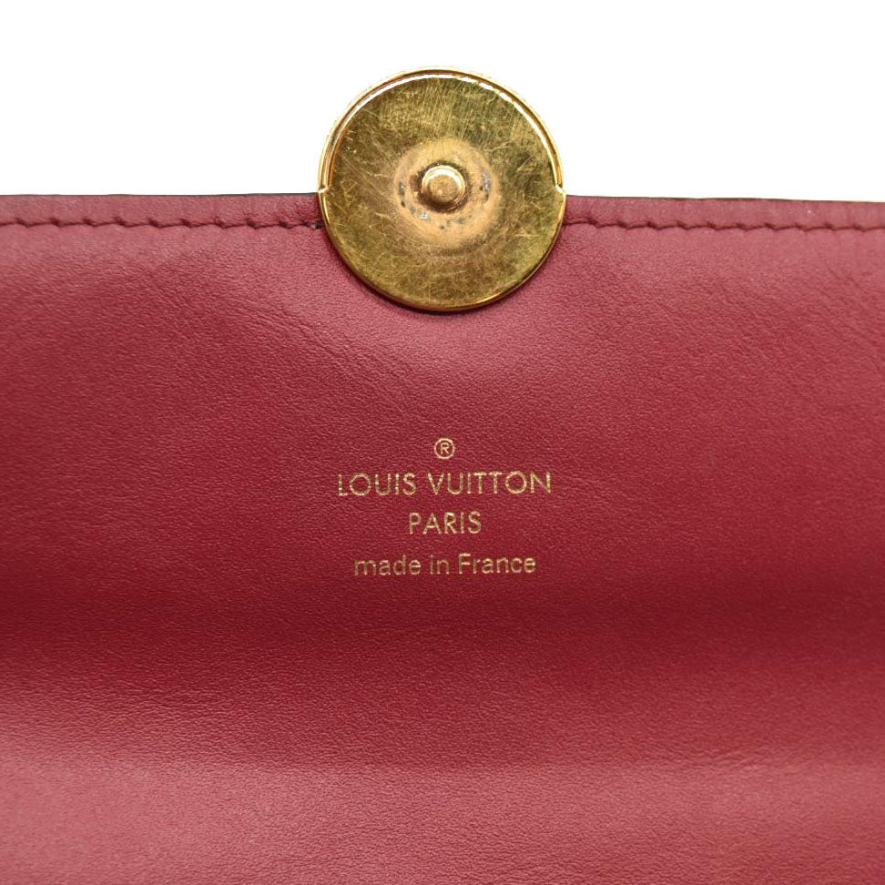 Louis Vuitton  Monogram Flore Chain Wallet Fuchsia