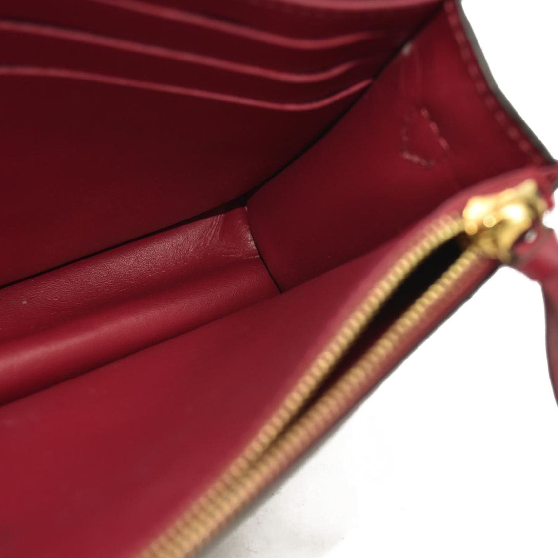 Louis Vuitton  Monogram Flore Chain Wallet Fuchsia