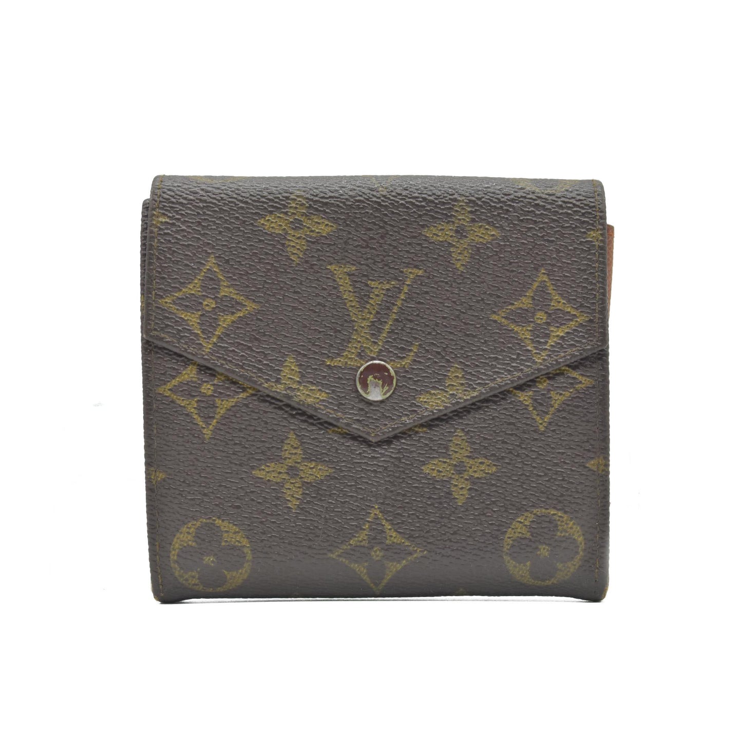 $650 1982 Louis Vuitton Monogram Portefeiulle Elise Trifold Wallet