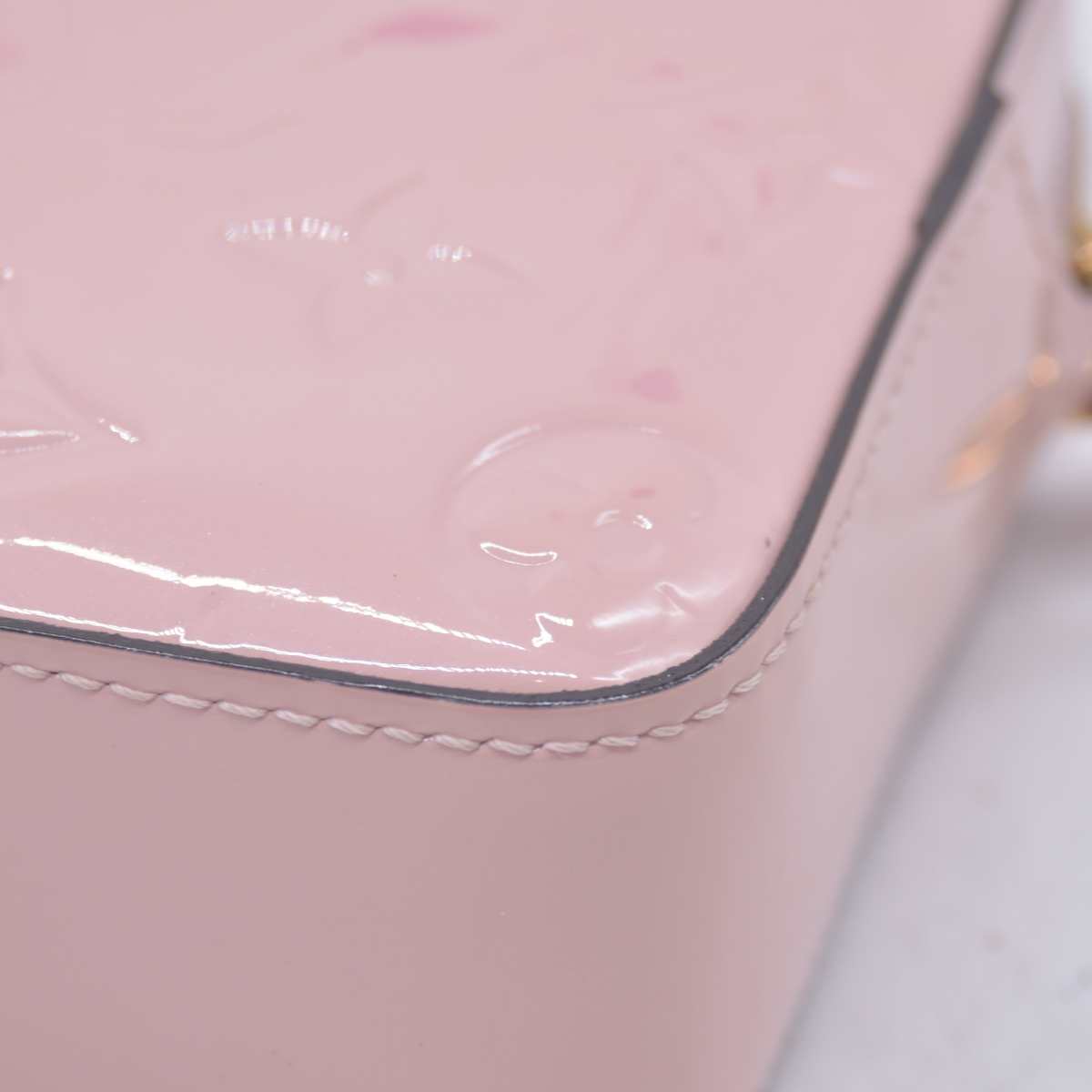 $1395 2017 Louis Vuitton Vernis Camera Pouch Rose Ballerine TS2147