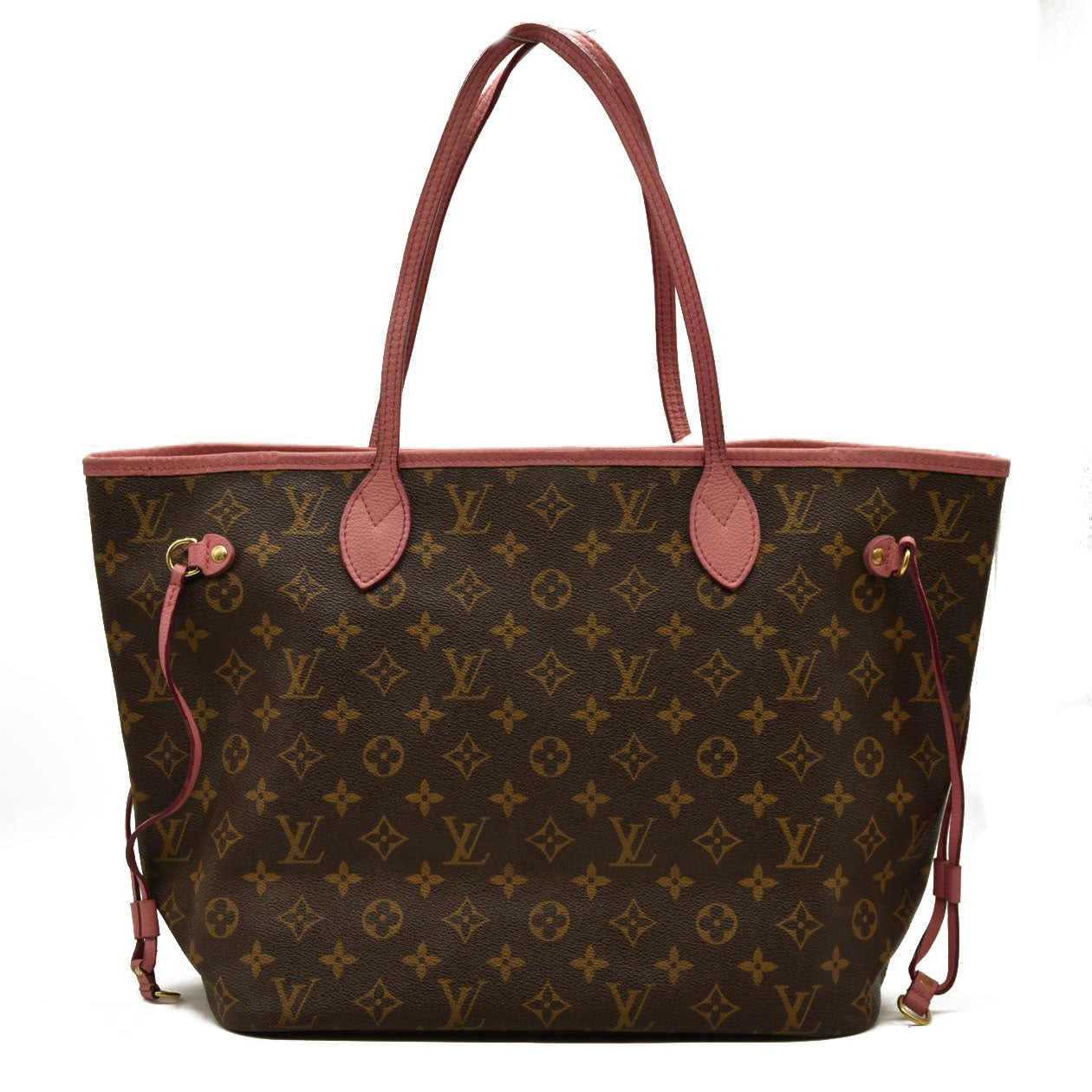 Louis Vuitton  Monogram Articles de Voyage Ikat Neverfull MM Rose Velours GI2143