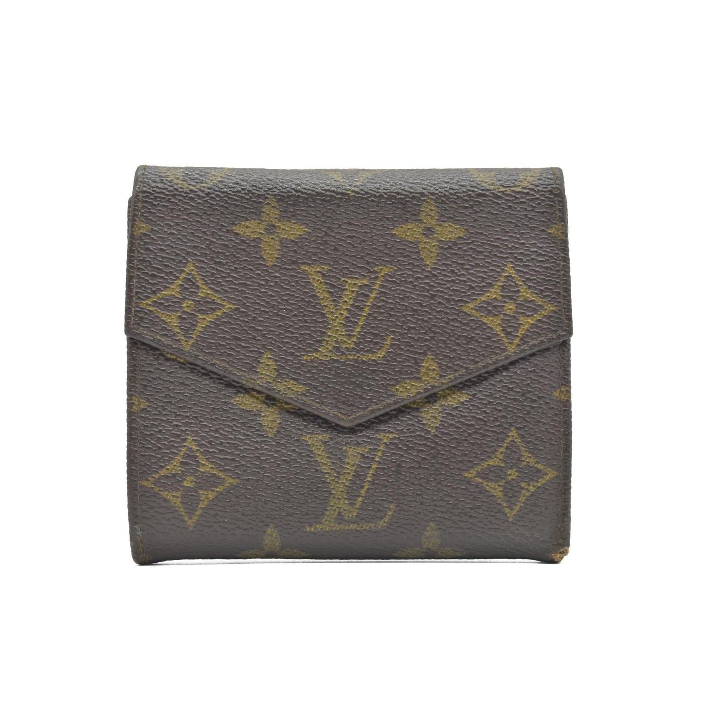$650 1982 Louis Vuitton Monogram Portefeiulle Elise Trifold Wallet
