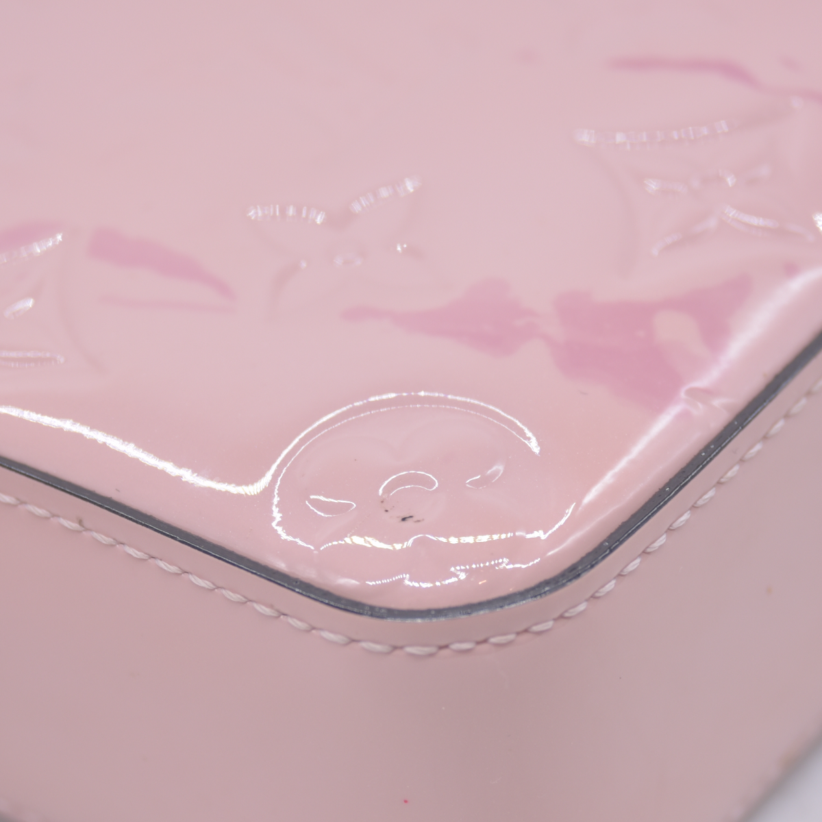 $1395 2017 Louis Vuitton Vernis Camera Pouch Rose Ballerine TS2147