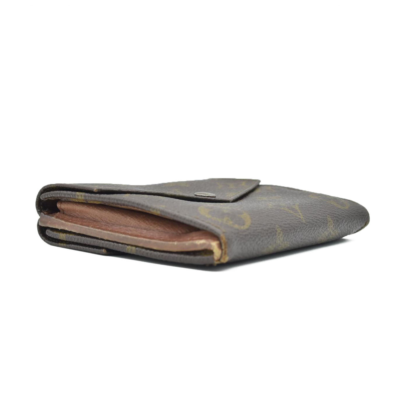 $650 1982 Louis Vuitton Monogram Portefeiulle Elise Trifold Wallet