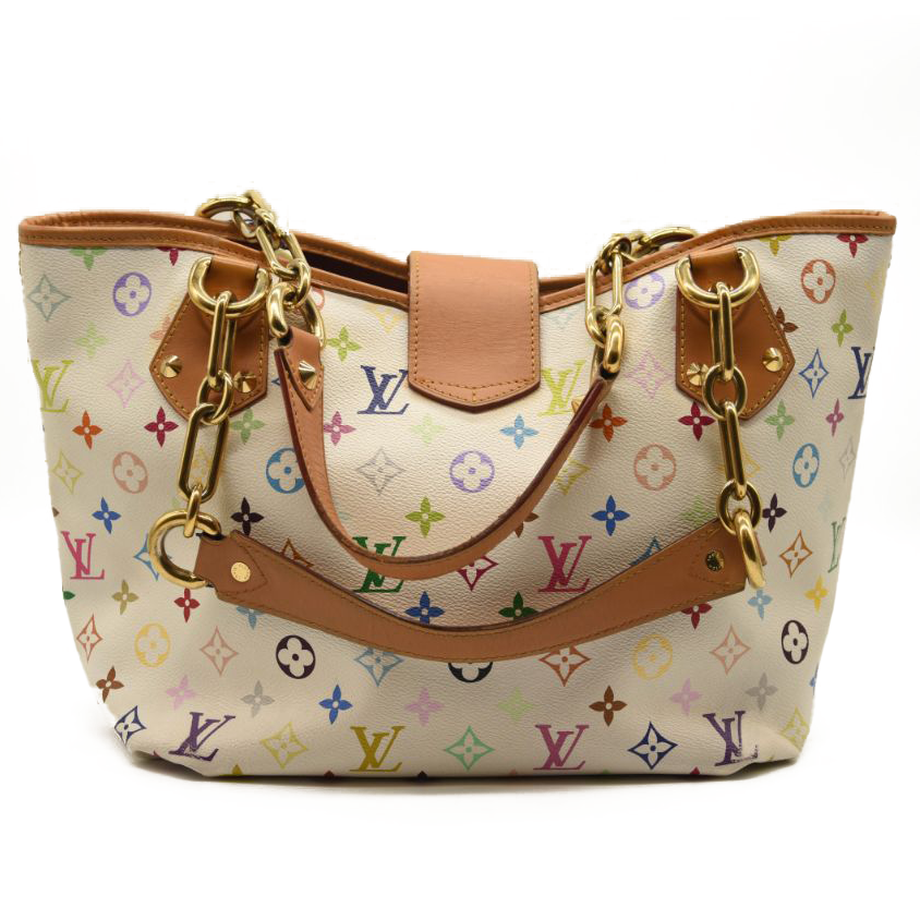 Louis Vuitton Monogram Multicolor Annie MM White