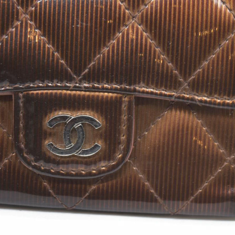 Chanel Timeless/Classique patent leather key ring