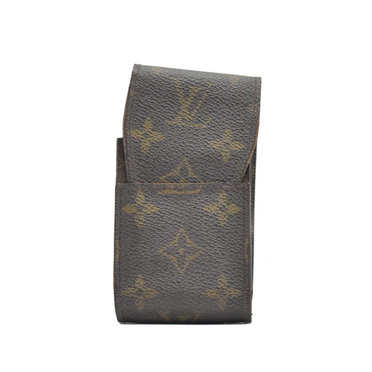$340 2002 Louis Vuitton Monogram Cigarette Case Brown CT1022