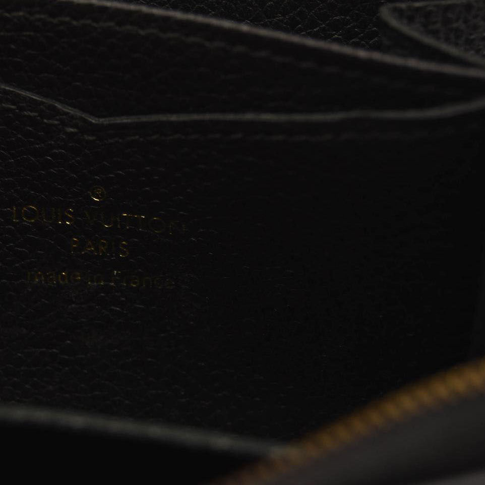 LOUIS VUITTON Empreinte Zippy Coin Purse Black