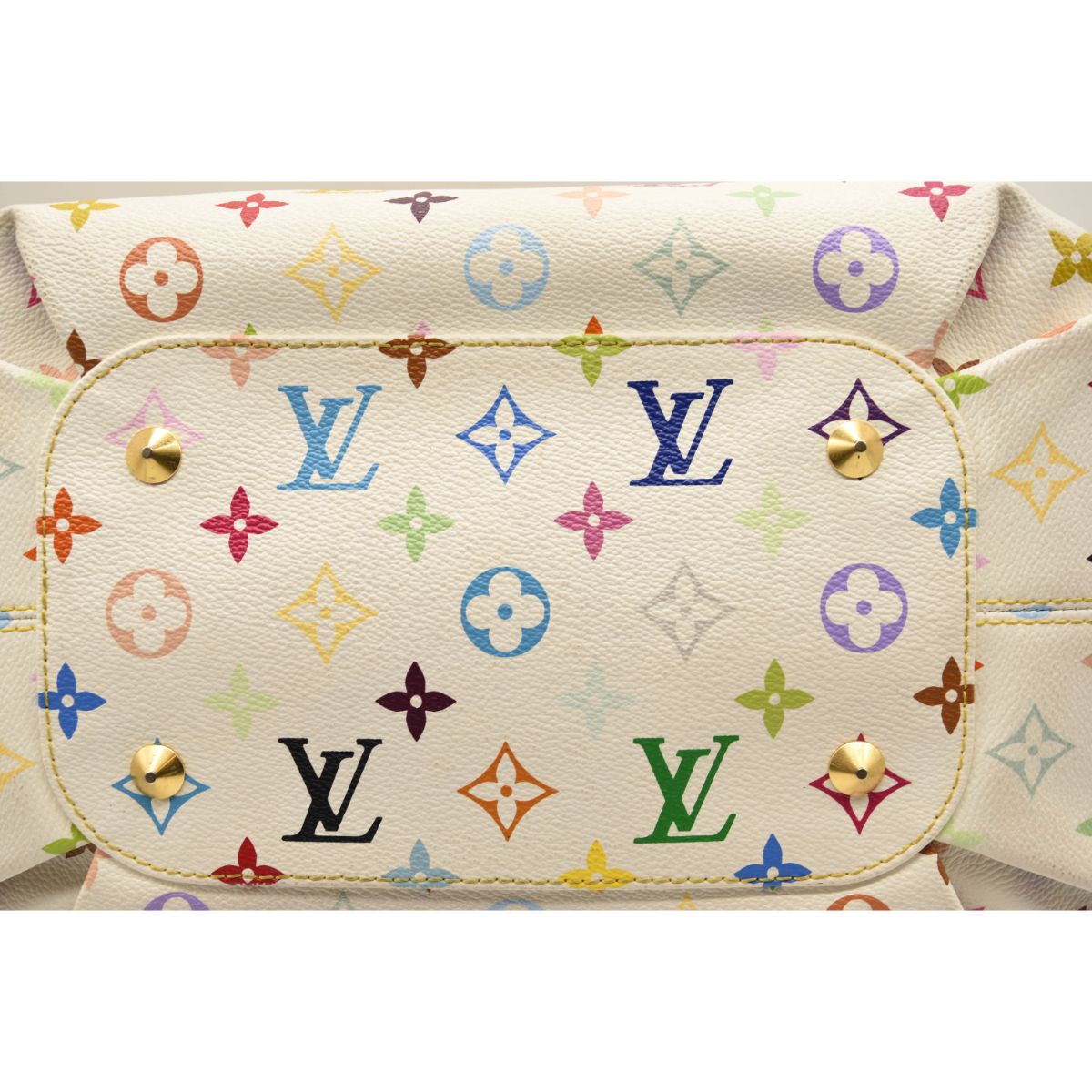 Louis Vuitton Monogram Multicolor Annie MM White