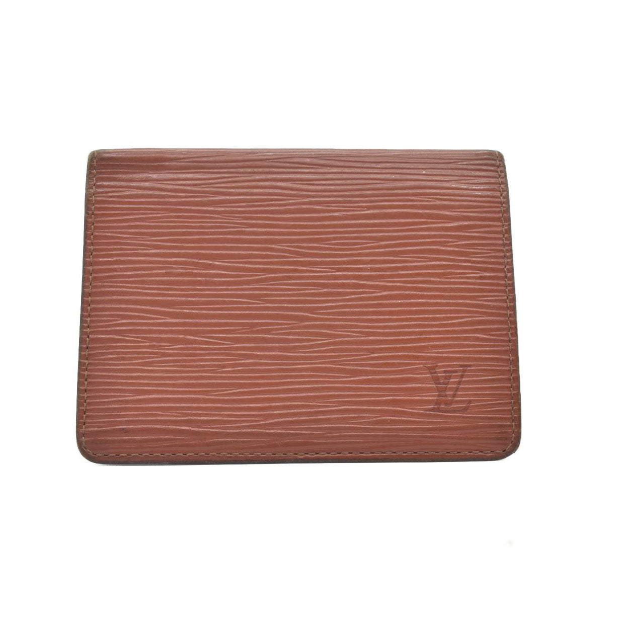 $305 1997 Louis Vuitton Epi Porte 2 Cartes Vertical Leather Pass Card Case SP0947
