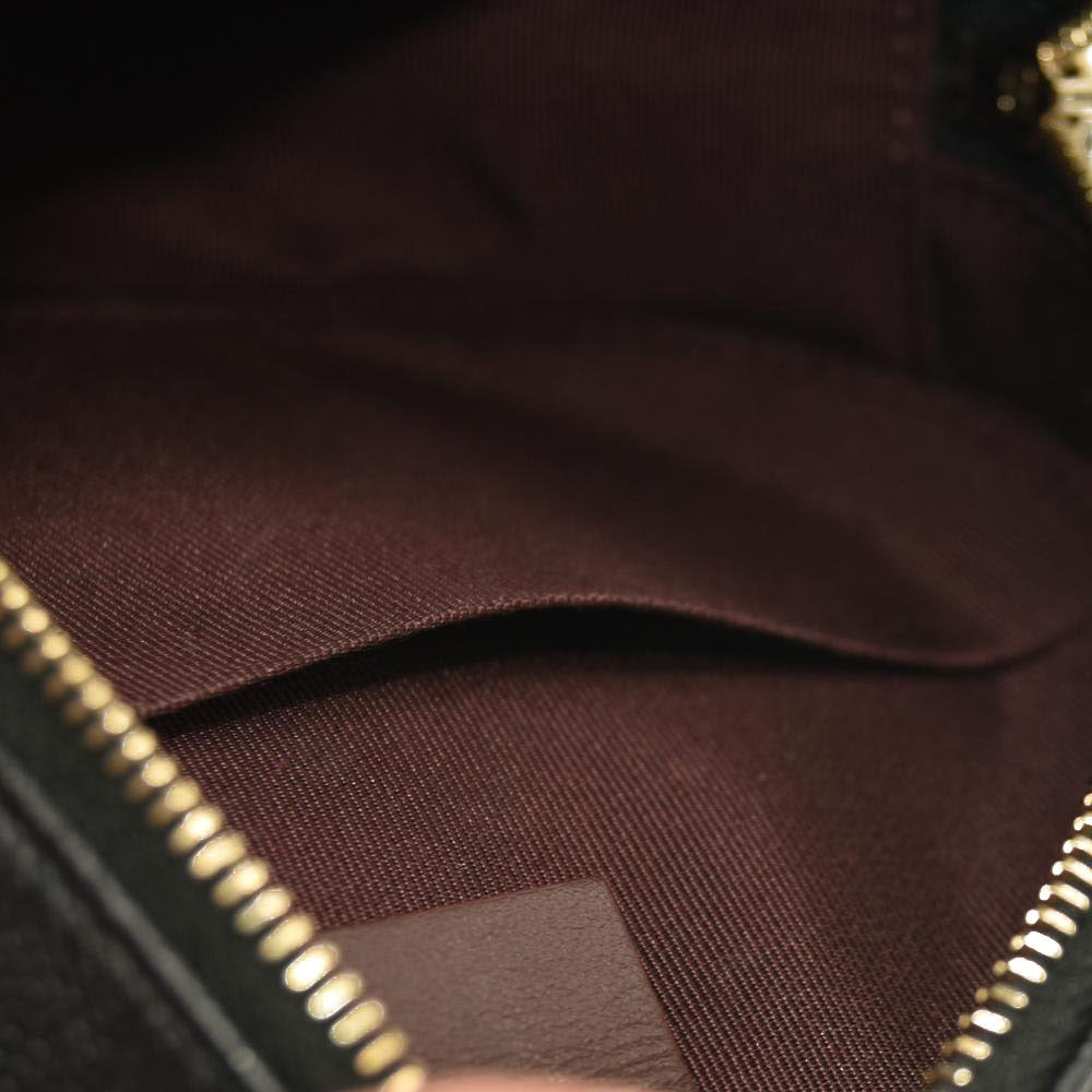 Chanel  Caviar Quilted Round Clutch With Chain Black 30*