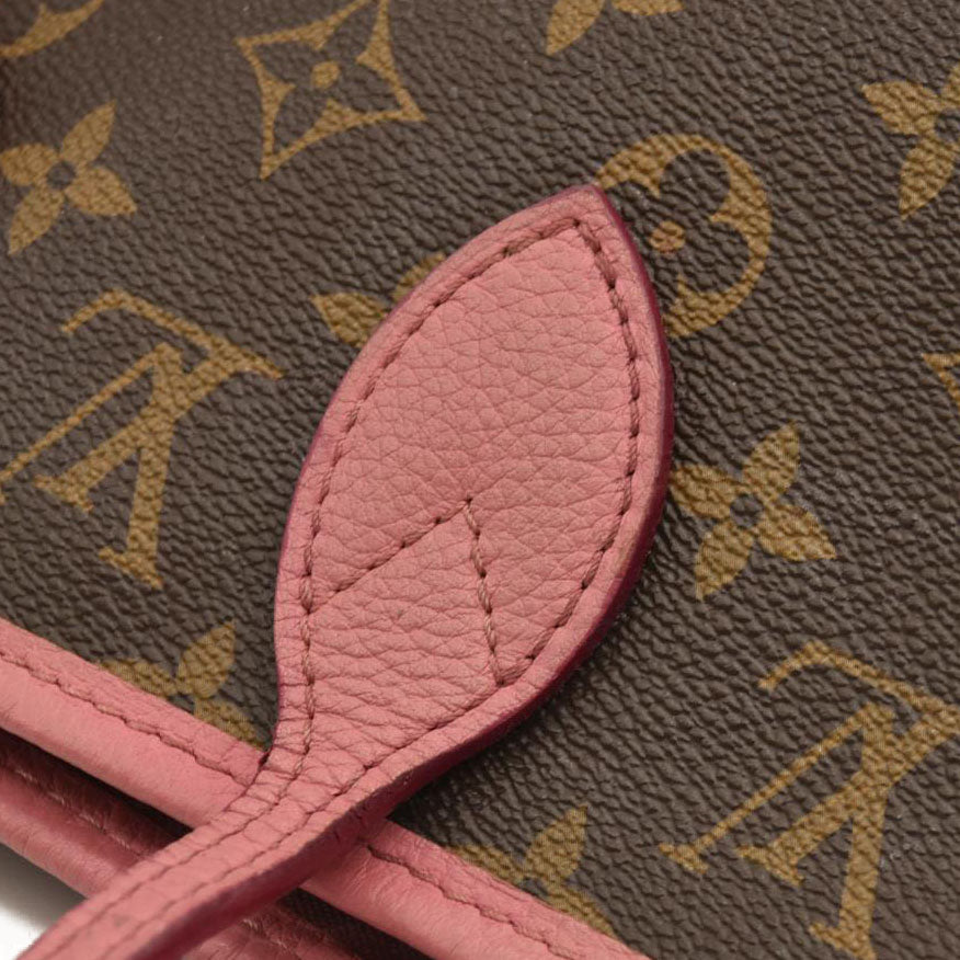 Louis Vuitton  Monogram Articles de Voyage Ikat Neverfull MM Rose Velours GI2143