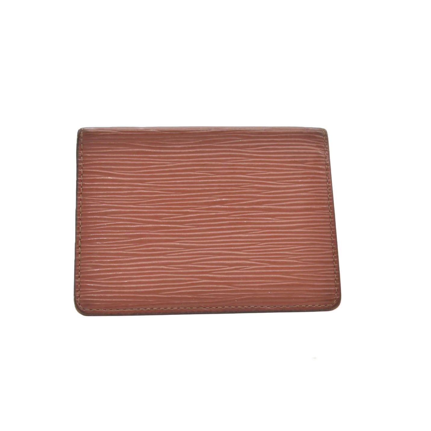 $305 1997 Louis Vuitton Epi Porte 2 Cartes Vertical Leather Pass Card Case SP0947