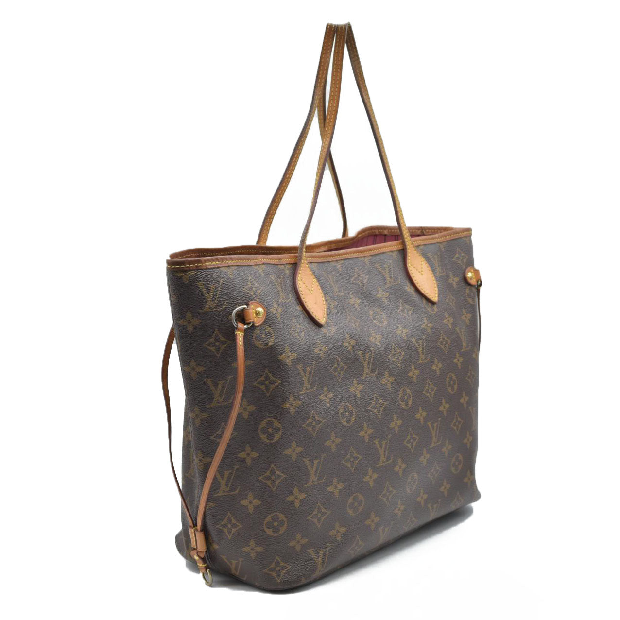 $2170 Louis Vuitton  Monogram Neo Neverfull MM Fuchsia AR5105