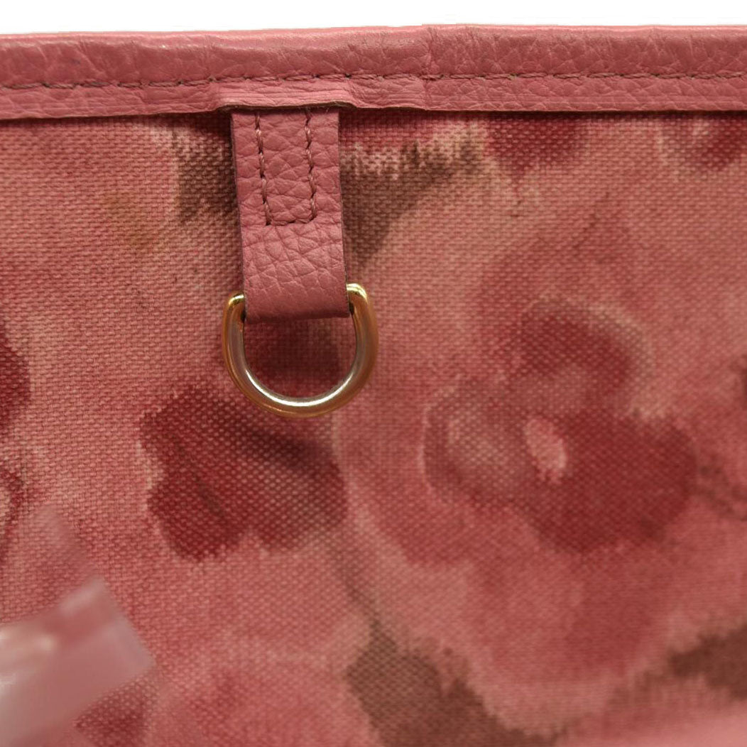 Louis Vuitton  Monogram Articles de Voyage Ikat Neverfull MM Rose Velours GI2143