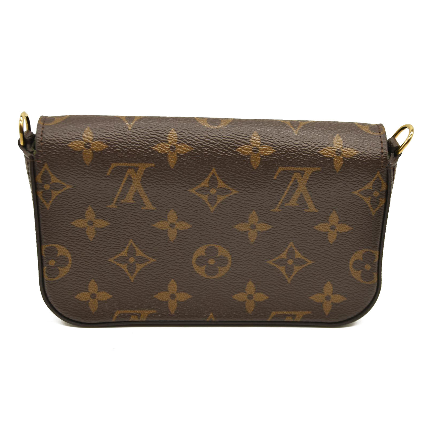 RFID Louis Vuitton  Monogram Felicie Strap & Go Kaki