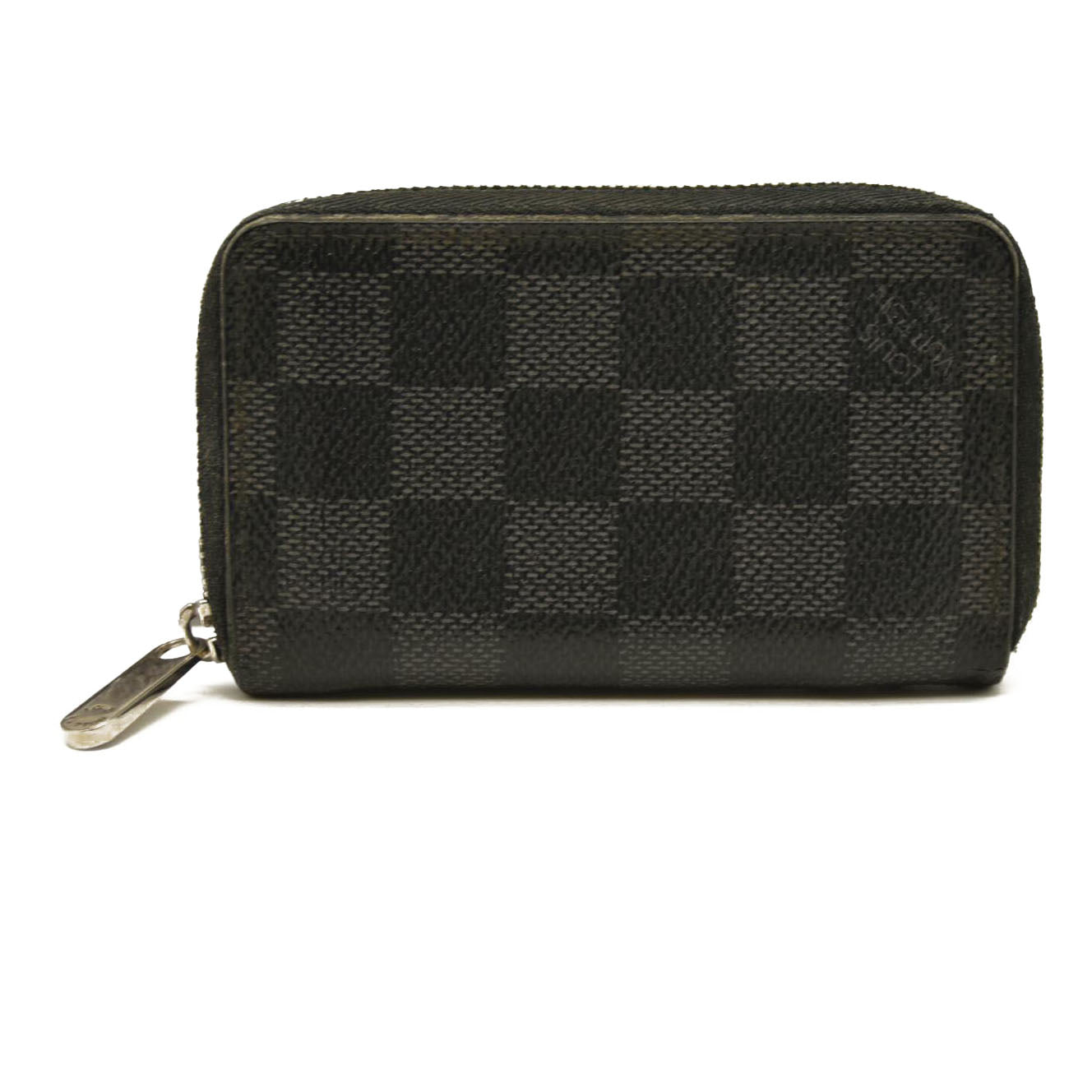 Louis Vuitton  Damier Graphite Zippy Coin Purse Vertical MI0185