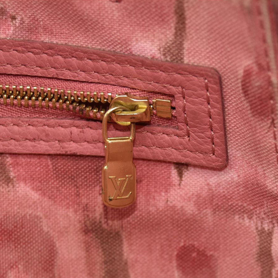 Louis Vuitton  Monogram Articles de Voyage Ikat Neverfull MM Rose Velours GI2143