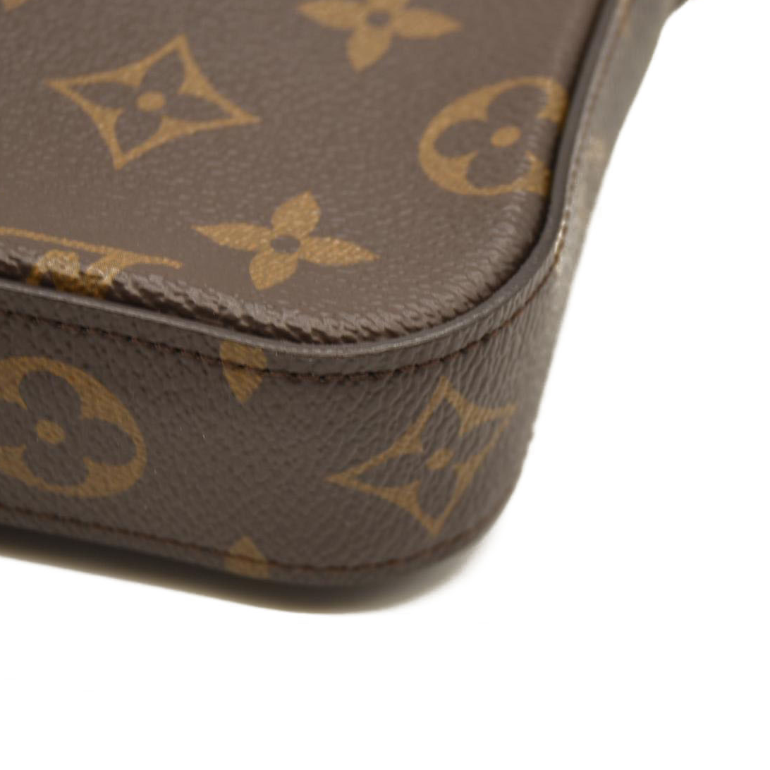 RFID Louis Vuitton  Monogram Felicie Strap & Go Kaki