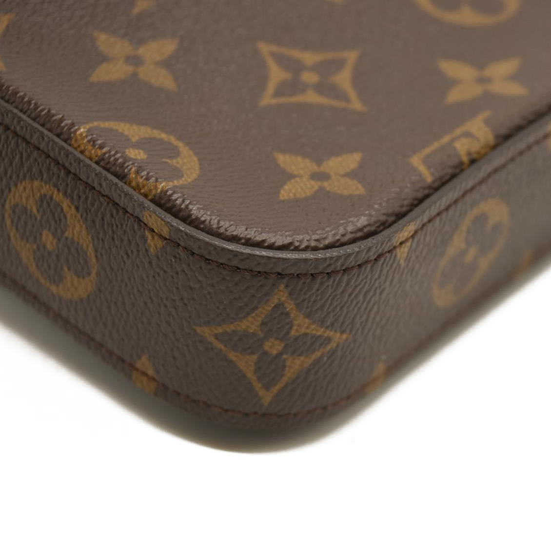 RFID Louis Vuitton  Monogram Felicie Strap & Go Kaki