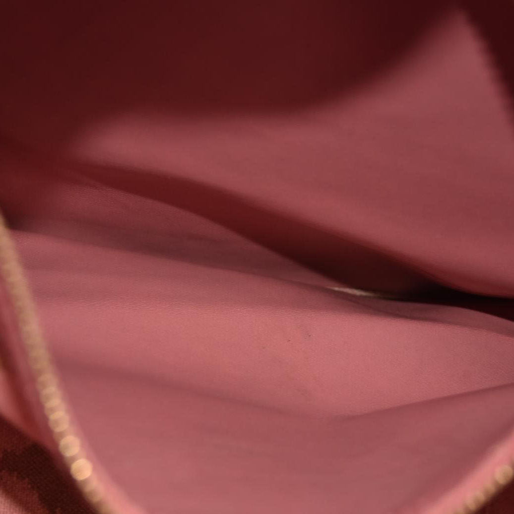 Louis Vuitton  Monogram Articles de Voyage Ikat Neverfull MM Rose Velours GI2143