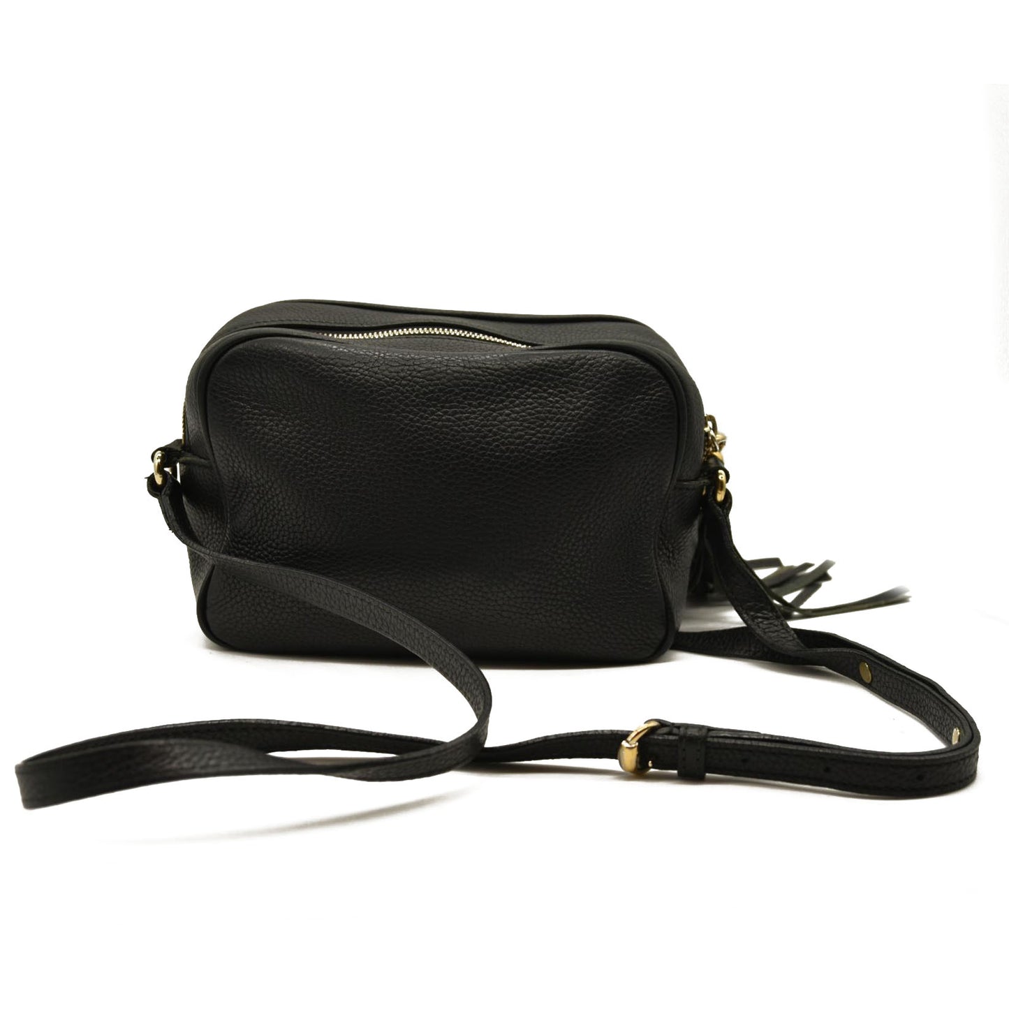 Gucci  Pebbled Calfskin Small Soho Disco Bag Black