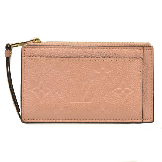 Louis Vuitton  Empreinte Zipper Card Holder Rose Poudre NZ2179